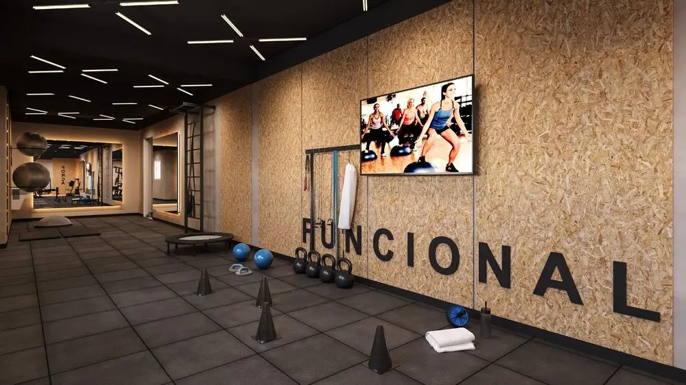 Espaço funcional para treino